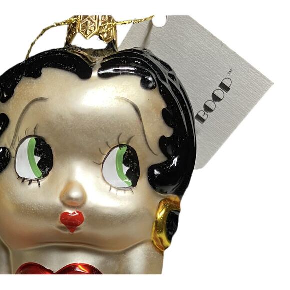 Kurt Adler Polonaise Collectible Blown Glass 90s Christmas Ornament Betty Boop - Picture 7 of 11